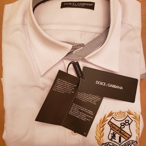 Dolce and Gabbana mens crown logo shirt
